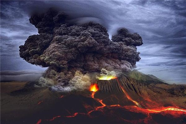 梦见火山爆发毁了家