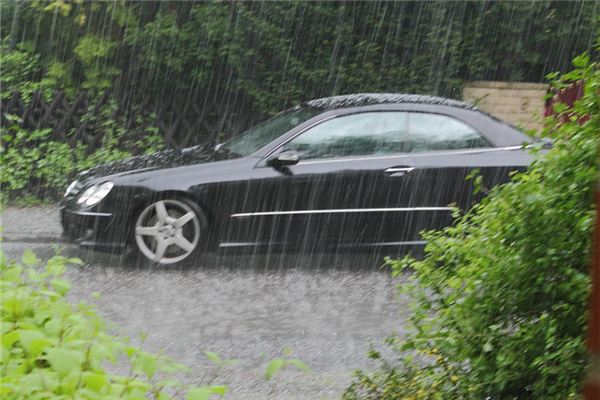 梦见公司附近下暴雨